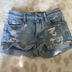 American Eagle ripped jeans shorts